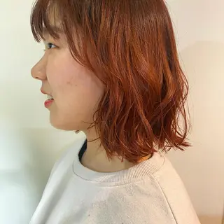 ショート カラー パーマ ヘアアレンジ GIVET (ジヴェ)所属・撮影モデル募集 🦋soemikaのヘアスタイル