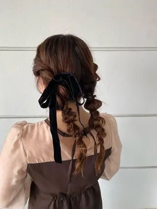 ヘアアレンジ 髪質改善特化🥣🫧 天神美容室のヘアスタイル