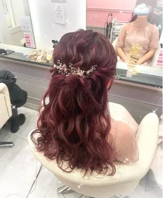 ヘアアレンジ lien eriiのヘアスタイル