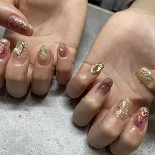 ネイル p.o.n. nuance/個性的のネイルデザイン