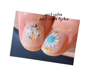 ネイル ﾈｲﾙﾙｰﾑﾘｯｶ 𝐦𝐚𝐲𝐮のネイルデザイン