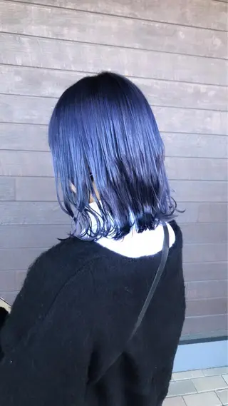 ミディアム 太白区白髪ぼかし/ ボブカット/千葉達人のヘアスタイル