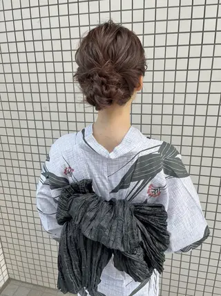 セミロング ヘアアレンジ あんざき みわのその他イメージ