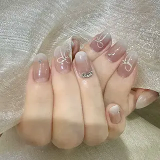 ネイル By moonネイル 🌷ワンホン/韓国風のネイルデザイン