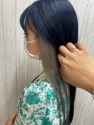 ロング カラー ケアブリーチ /髪質 改善/古橋圭史郎のヘアスタイル