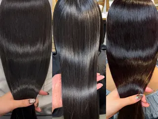 ロング 本木下朋花/髪質 改善×ダブルカラーのヘアスタイル