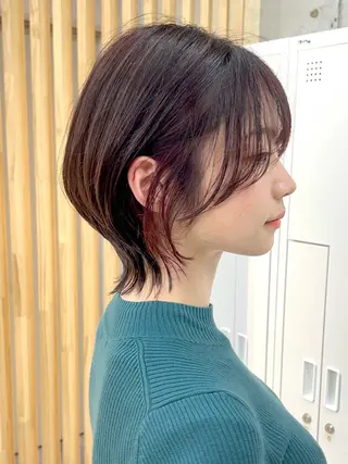 ショート カラー 苗代萌/ぷるツヤ髪 🫧／レイヤーカットのヘアスタイル