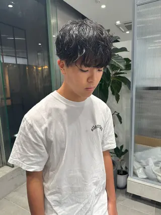 メンズ ひかり／ベージュ ／似合わせカットのヘアスタイル