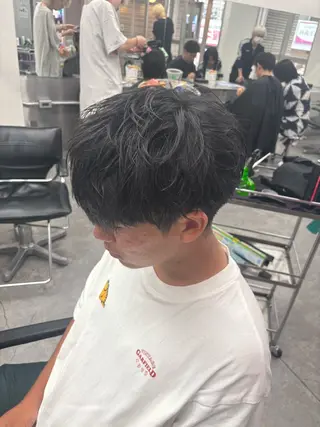 メンズ メンズ特化✨️ 韓国風パーマ🔥一八のヘアスタイル