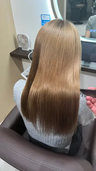 ミディアム カラー 髪質改善SALON MIST＋所属・阪神尼崎駅徒歩2分 半個室サロン　小田稔のヘアスタイル