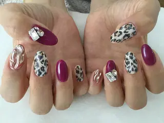 ネイル 💎🐰 saki. m 🐰💎のネイルデザイン