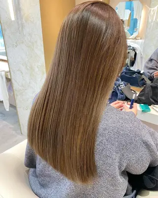 ロング カラー 店長/mao/ 前髪/顔周りカットのヘアスタイル