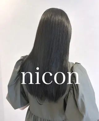 ロング 髪質改善 上品艶感カラーのヘアスタイル