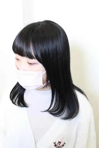 ミディアム カラー 土居 正季のヘアスタイル