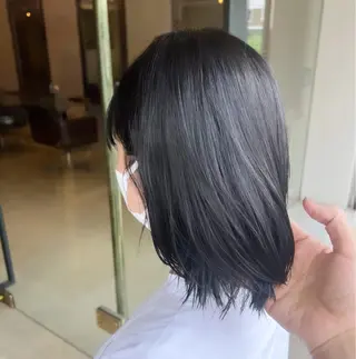 ミディアム レイヤー/ボブパーマ /垢抜け/タクミのヘアスタイル