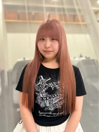 ロング カラー GaKu/ハイトーン /ブリーチ/レイヤーのヘアスタイル