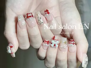 ネイル E.N🦋 長さ出し/持ち込みのネイルデザイン