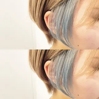 ショート カラー 🦋韓国系指名No1 店長/圓山 祐也🦋のヘアスタイル