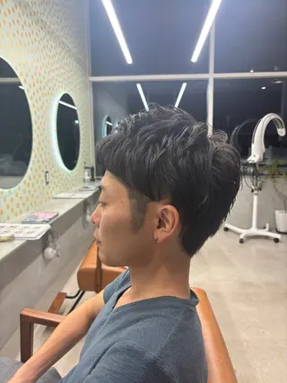 メンズ 休業 中のヘアスタイル