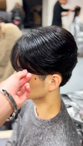 ショート パーマ メンズ 🔮メンズ縮毛矯正 毛流れパーマ💎竹永のヘアスタイル