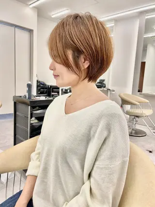 ショート カラー 木原良 (キハラ リョウ)のヘアスタイル