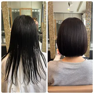 ショート CONAN｜レイヤー ボブ／ハイトーンのヘアスタイル