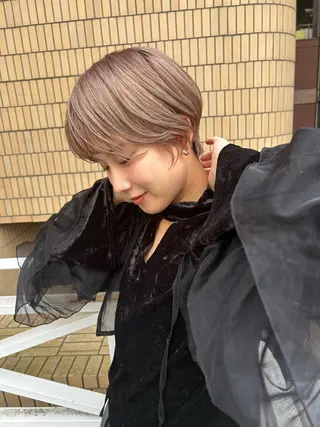 ショート カラー ショート/ボブ/ 心斎橋/宮脇美奈のヘアスタイル