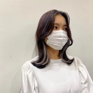 ミディアム てんてん/ 天坂　有里のヘアスタイル