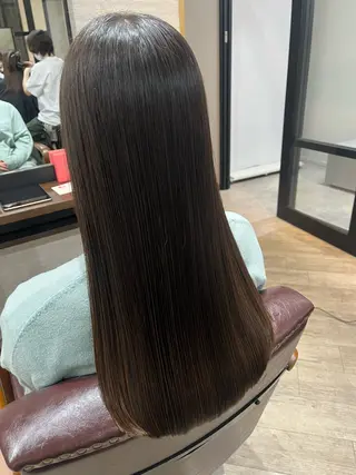 ロング カラー 艶カラー推し! なかはらあかりのヘアスタイル