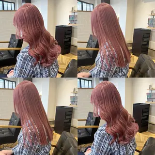 ロング カラー 艶カラー/韓国顔周り 🎀mamiのヘアスタイル