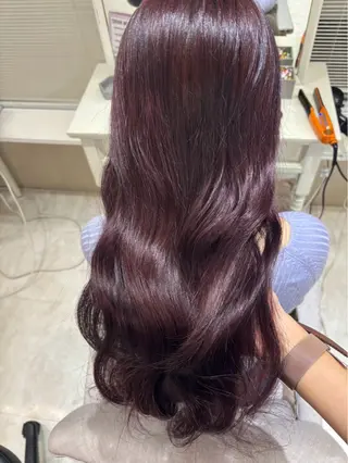 ロング カラー 巻ける縮毛矯正 Sachi🐰のヘアスタイル