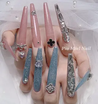 ネイル HANA 長さだしのネイルデザイン