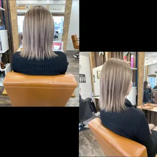 ショート カラー ✯カラー&編み込み エクステ✯池田智博✯のヘアスタイル