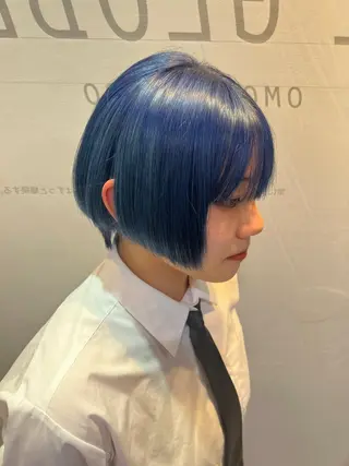 ショート カラー 🌝ぷる艶ハイトーン 柔らかヘア🍅まあやのヘアスタイル