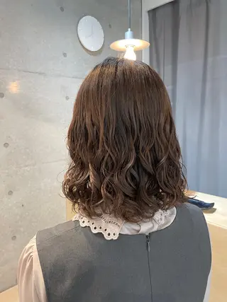 パーマ 【arc】 佐藤未希穂/レイヤーのヘアスタイル