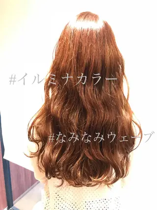 ロング カラー BIANCO北堀江 AKANEのヘアスタイル