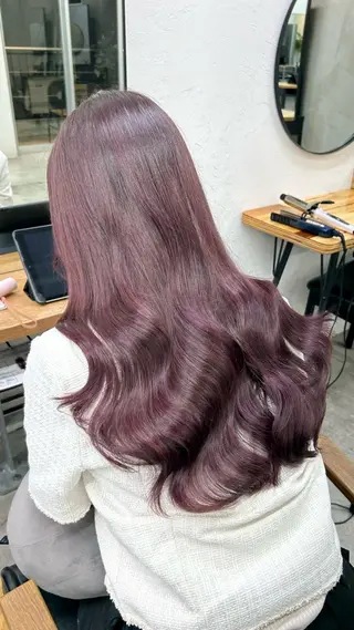 ロング カラー RYOSUKE ハイトーンのヘアスタイル
