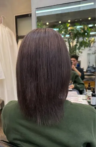 ミディアム カラー 【Belle】 川口開世のヘアスタイル