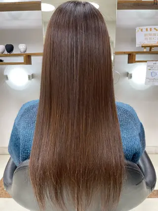 ロング カラー 植村 真優のヘアスタイル