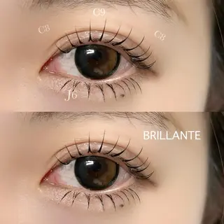 マツエク・マツパ BRILLANTE -ブリアンテ-のマツエク・マツパデザイン