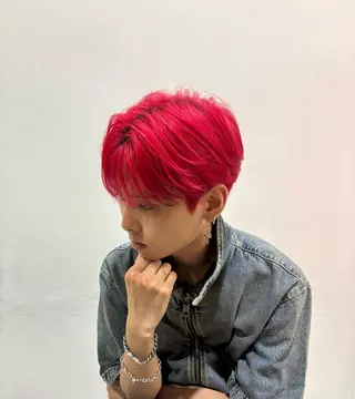 ショート フェザーパーマ🪶 シャドウ/ジュンエイのヘアスタイル