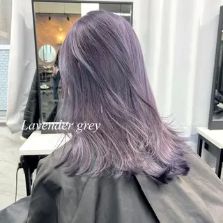 セミロング カラー シールエクステ特化 ハイトーン、NANAのヘアスタイル