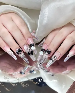 ネイル M🌷nail 長さだし専門店のネイルデザイン