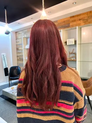 ロング カラー 髪質改善/ストレート パーマ長久手/ひかるのヘアスタイル