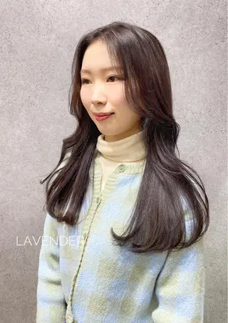 ロング clomus所属・YUKA 🍒ツヤ髪改善のヘアスタイル