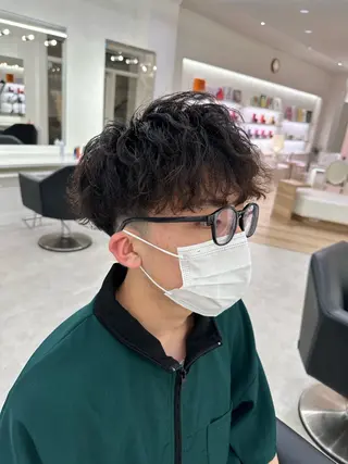 パーマ メンズ 《メンズ特化》 金森翔也のヘアスタイル