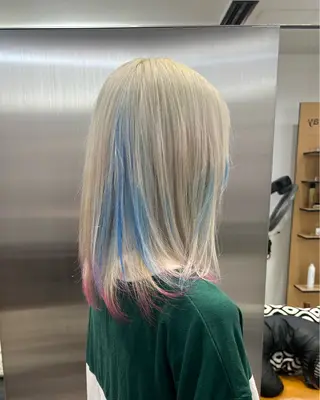 ミディアム カラー REFLECTION所属・ハイトーン /レイヤー/ふみやのヘアスタイル