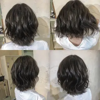 ミディアム 角床直哉 カラーカットNO 1のヘアスタイル