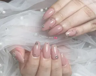 ネイル 〜Shine Nail〜【サイナネイル】パラジェル／ 長さだし／持ち込み／ワンホン／フィルイン所属・shine 🎀 長さだし&デザインのネイルデザイン