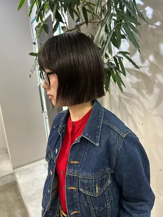 ショート ハッシュカット🎀 レイヤーカットのヘアスタイル